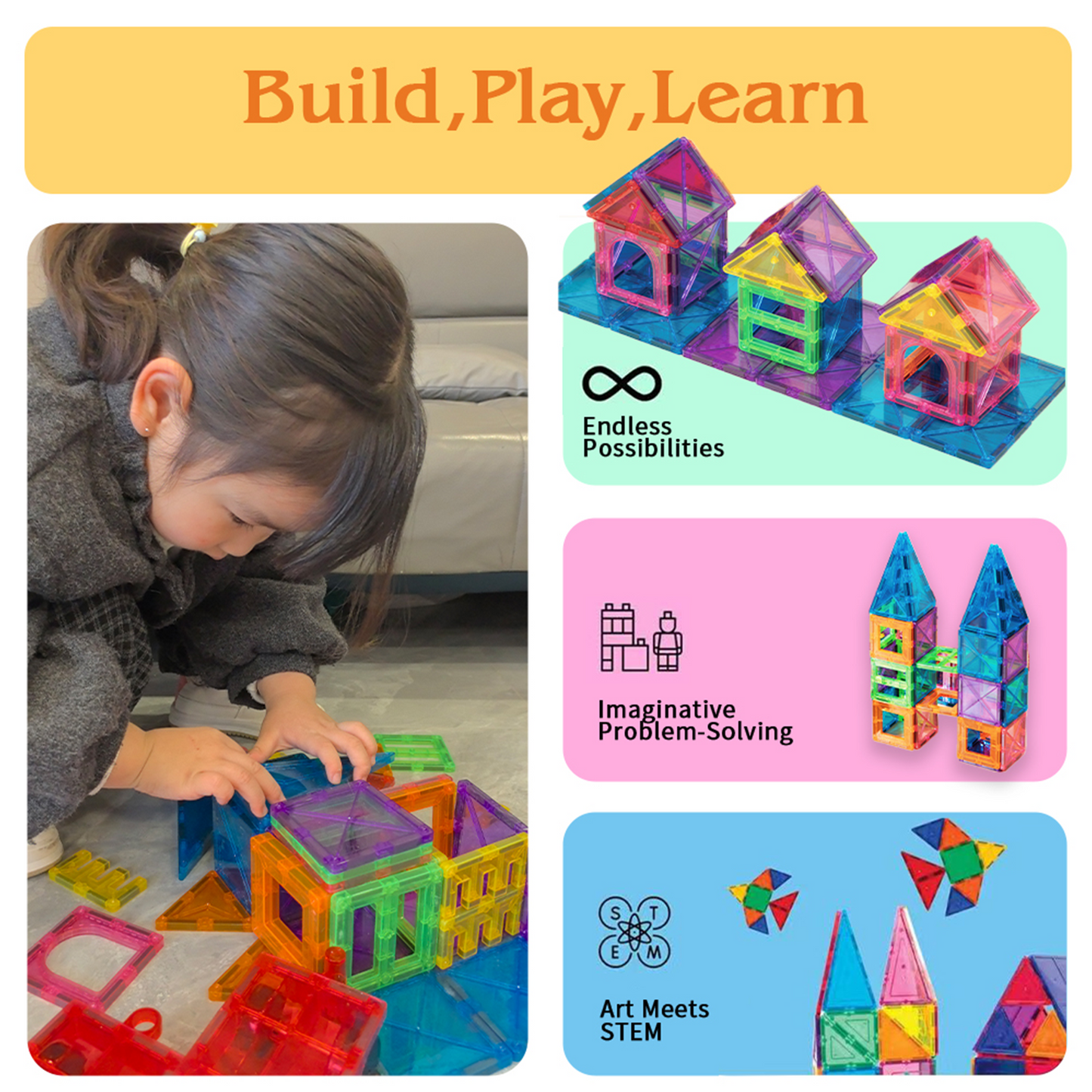 Magnetic Building Tiles