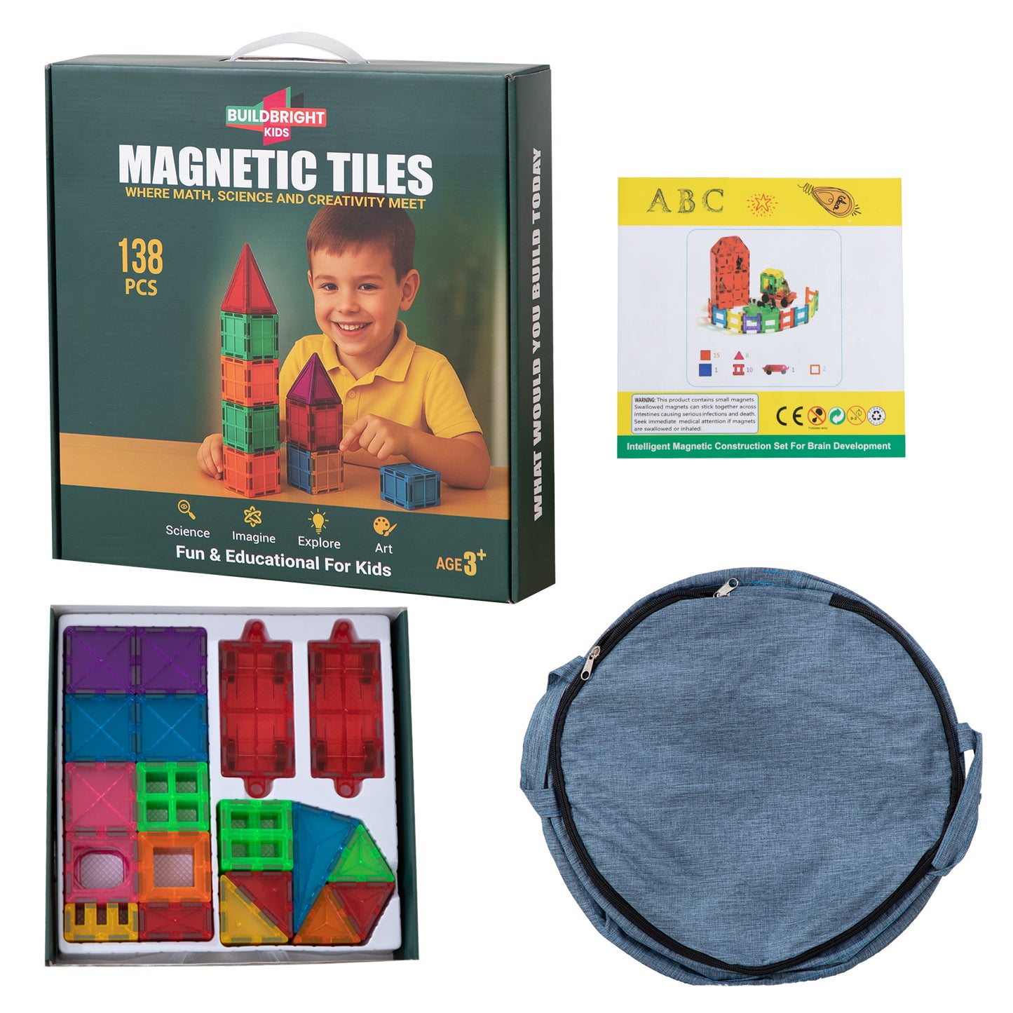 Magnetic Building Tiles